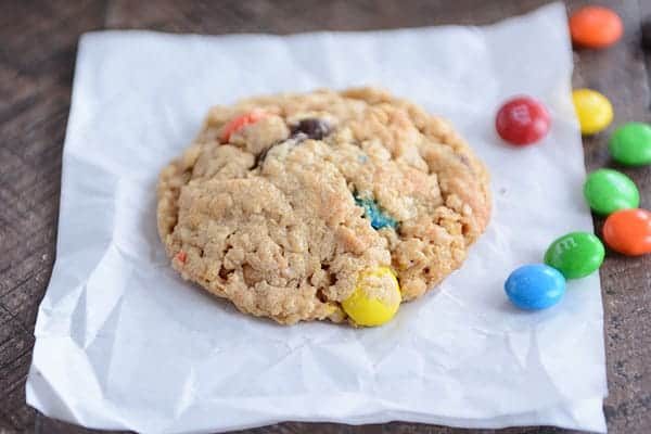 One-Bowl Monster M&M Cookies