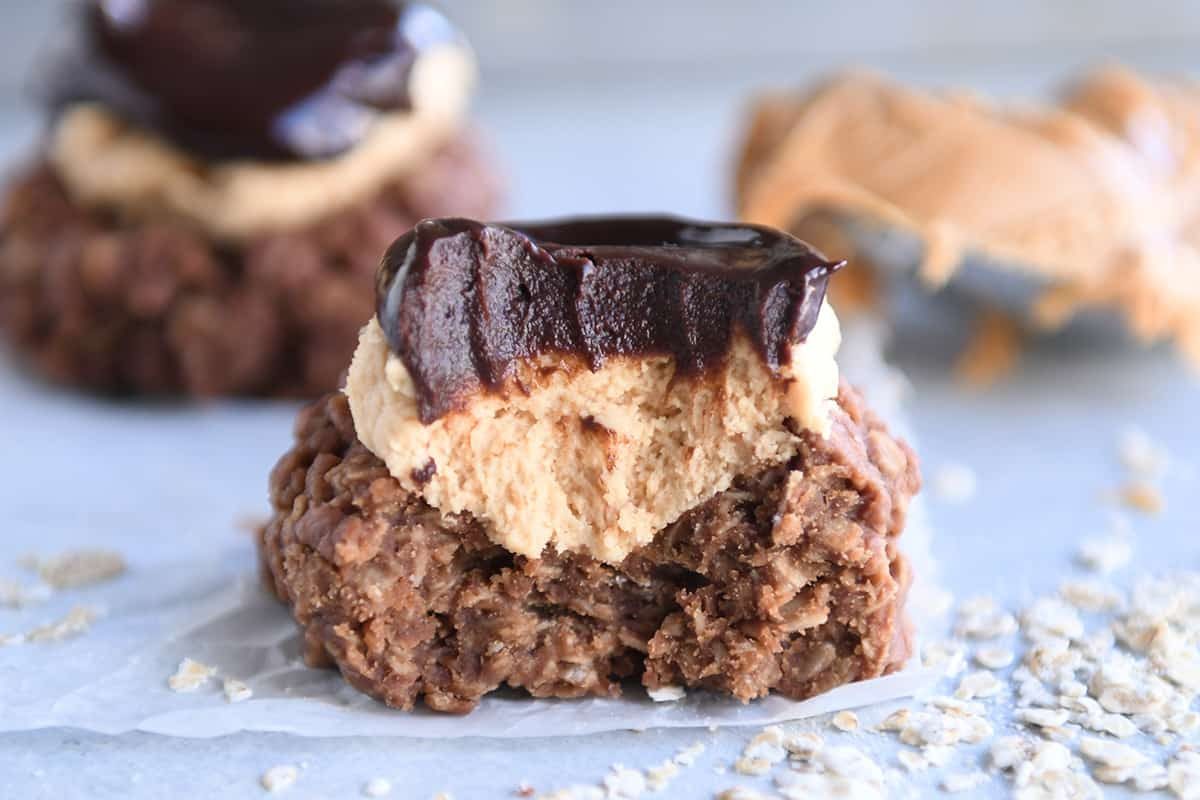 No-Bake Chocolate Peanut Butter Buckeye Cookies
