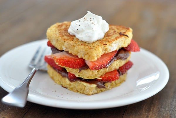 Nutella and Strawberry Stuffed French Toast
