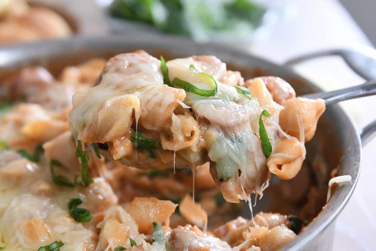 One Pot Creamy Tuscan Pasta