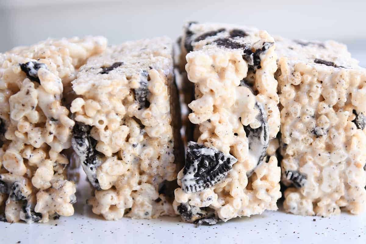 Perfect Oreo Rice Krispie Treats