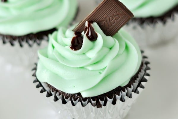 Over-the-Top Andes Mint Cupcakes
