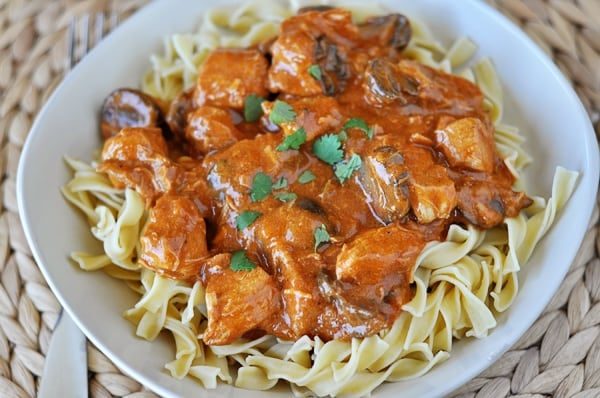 Paprika Chicken Stroganoff