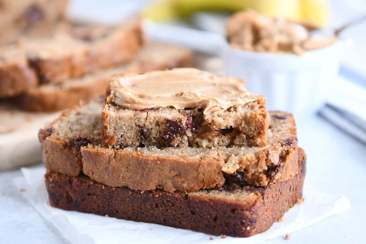 Peanut Butter Banana Bread