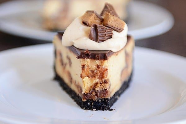 Chocolate Peanut Butter Cup Cheesecake