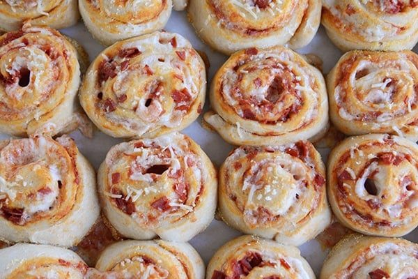 Homemade Pepperoni Pizza Rolls