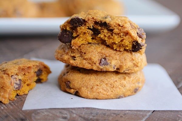 Perfect Pumpkin Chocolate Chip Cookies