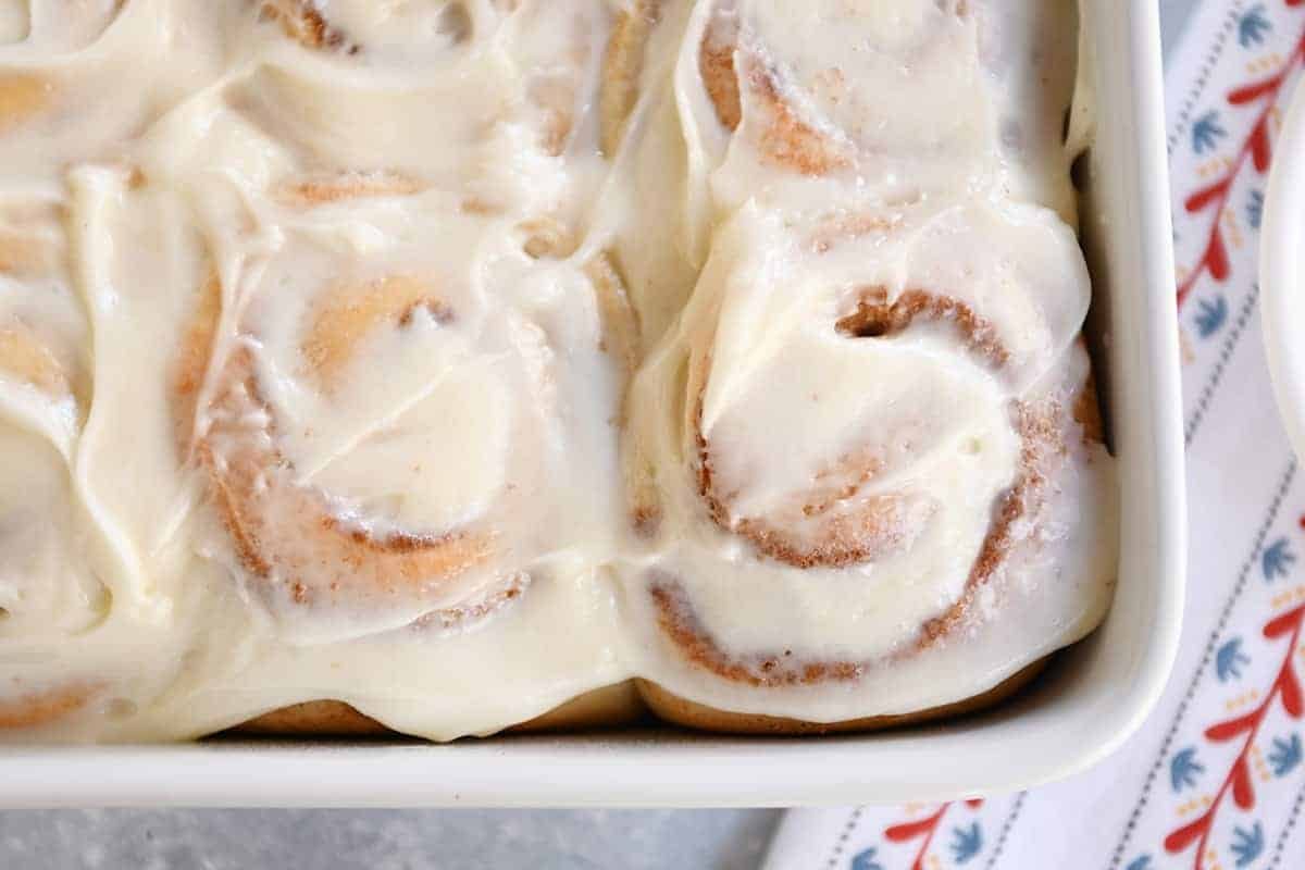 Perfect Small Batch Cinnamon Rolls