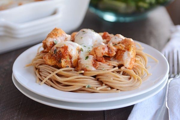 Pesto and Marinara Mozzarella Chicken Bake
