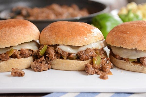 Philly Cheesesteak Sloppy Joes