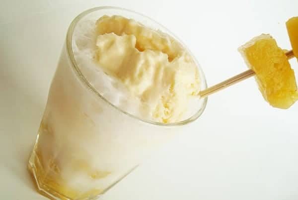 Pineapple Ice Cream Float