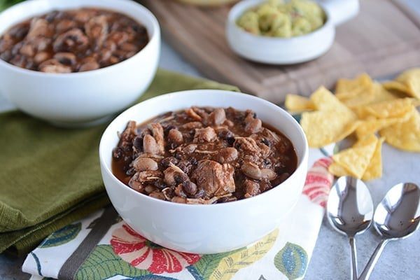Pressure Cooker Chicken and Black Bean Chili