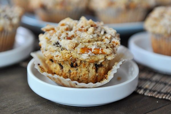 Pretzel Chocolate Chip Muffins