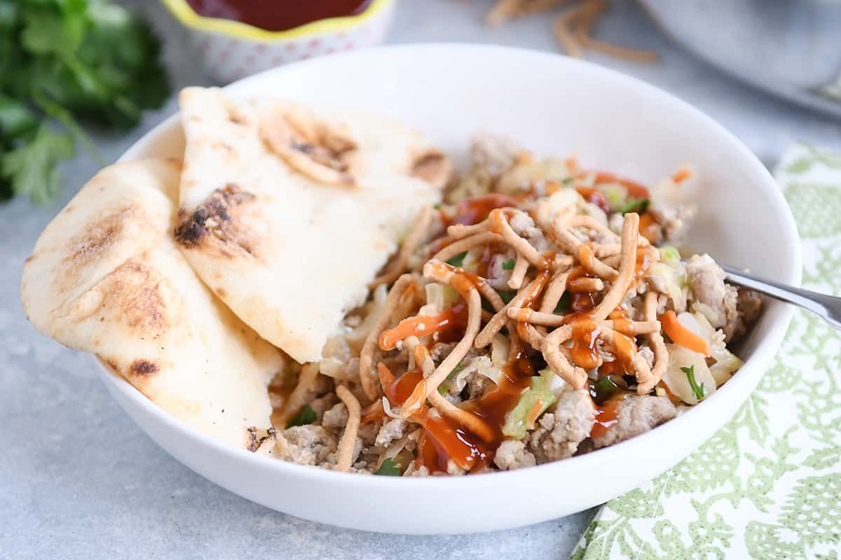 Quick and Easy Egg Roll Skillet Meal {30-Minute Meal}