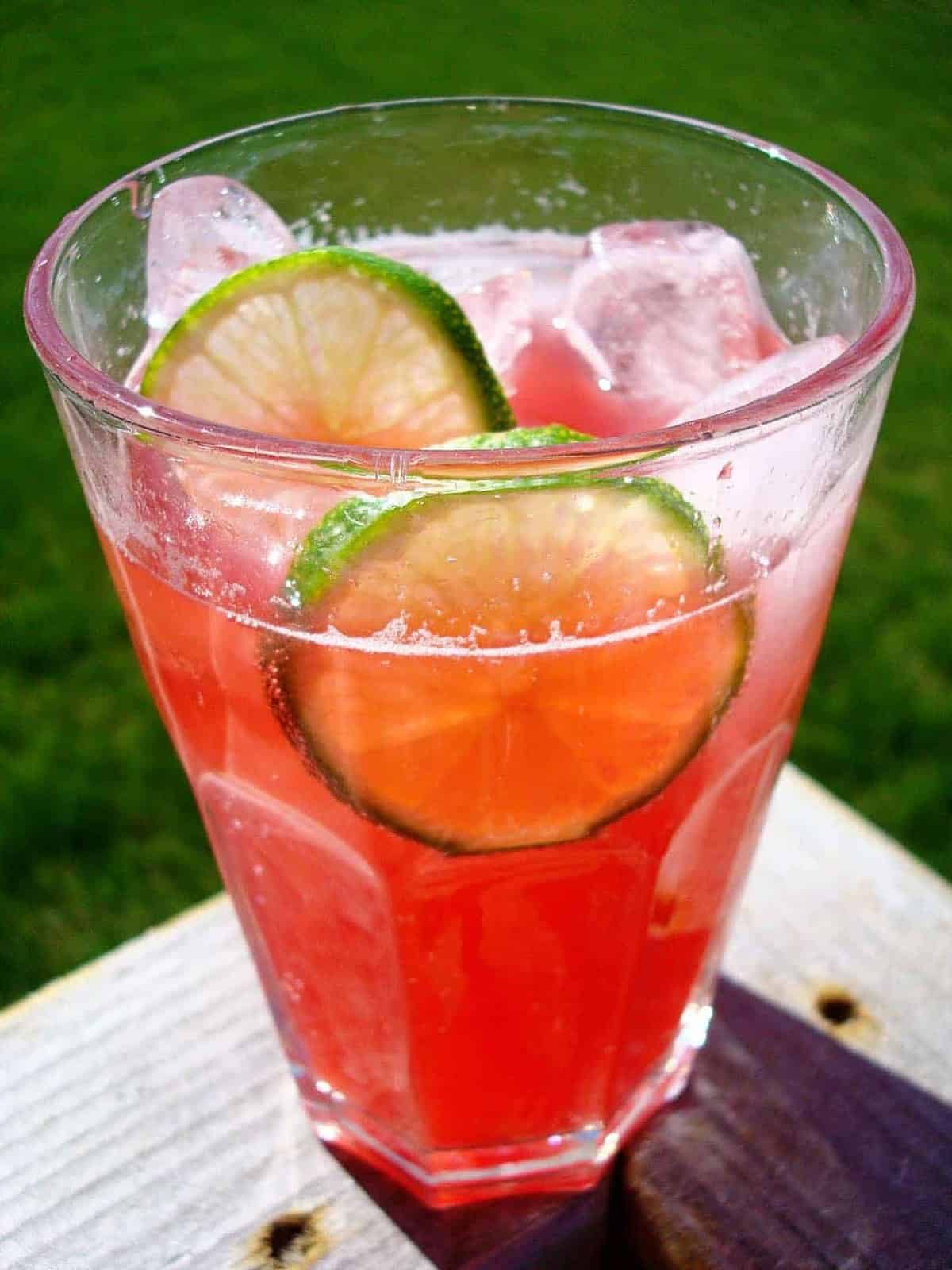 Raspberry Lime Rickey