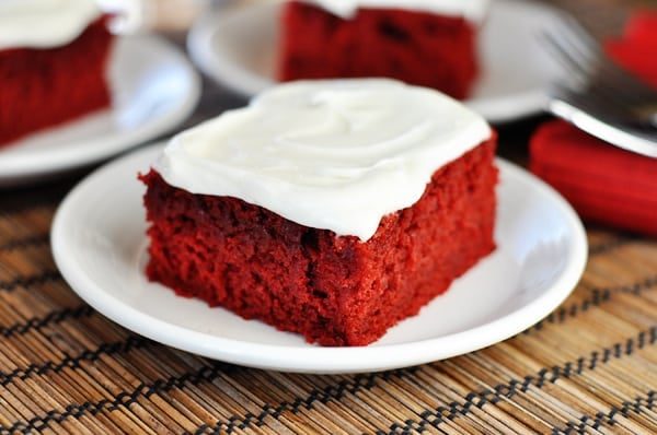 Red Velvet Sheet Cake with Cream Cheese Frosting
