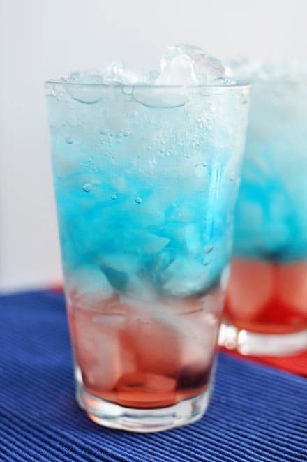 Red White and Blue Patriotic Drink