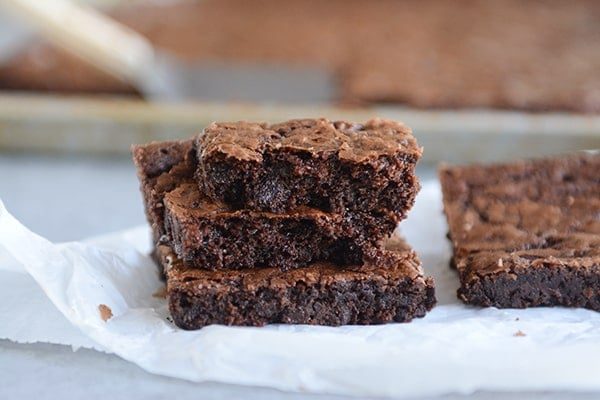 Sheet Pan Fudgy Chocolate Brownies