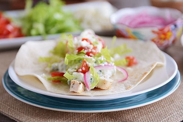 Greek Chicken Burritos {or Wraps}
