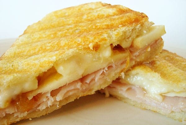 Smoked Turkey Brie and Apple Panini