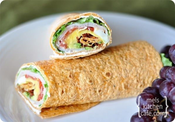 Smoked Turkey Cobb Wraps