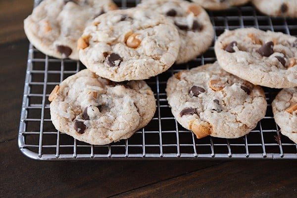 Soft and Chewy 7-Layer Cookies {Not Bars…Cookies!}
