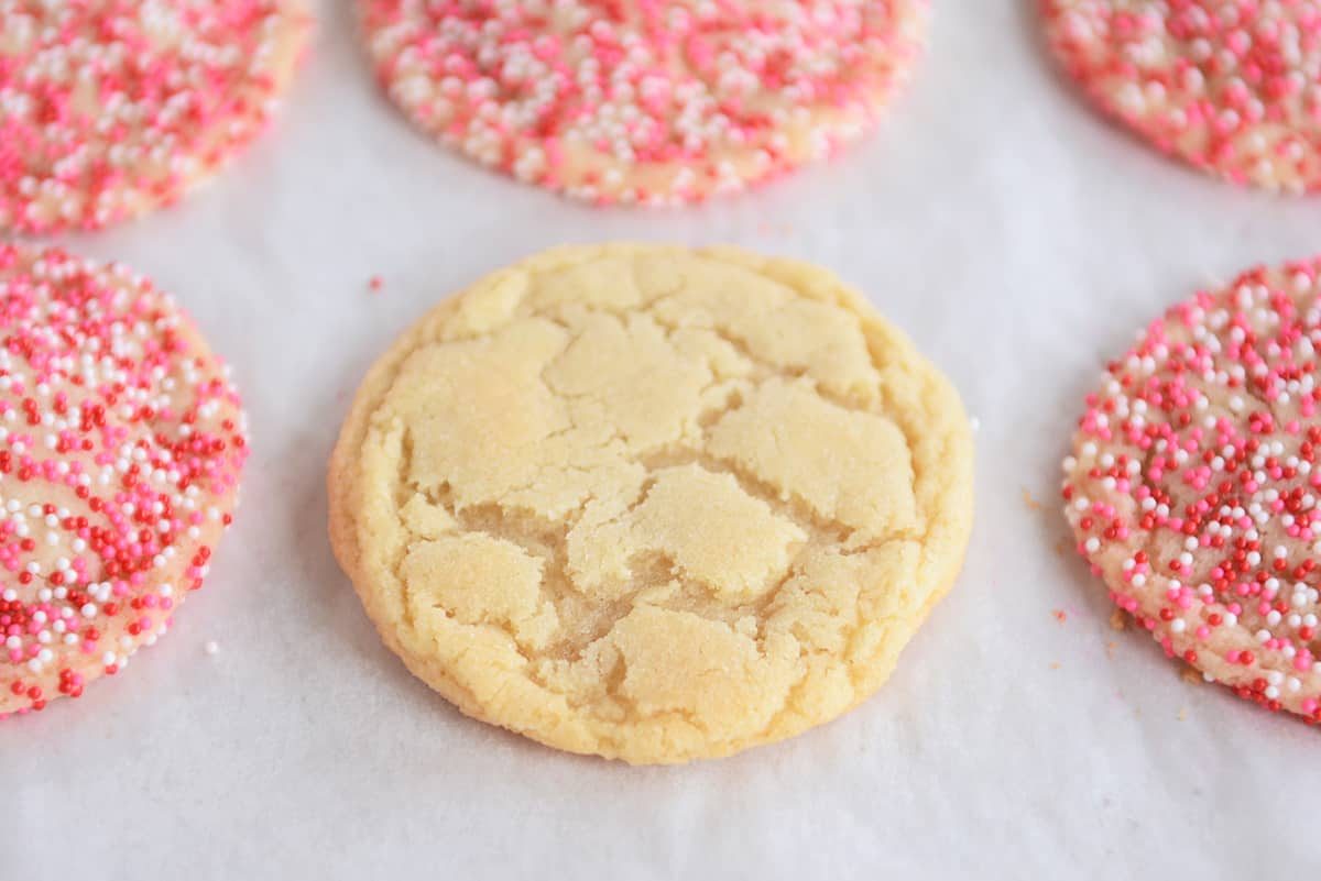 Soft and Chewy Drop Sugar Cookies