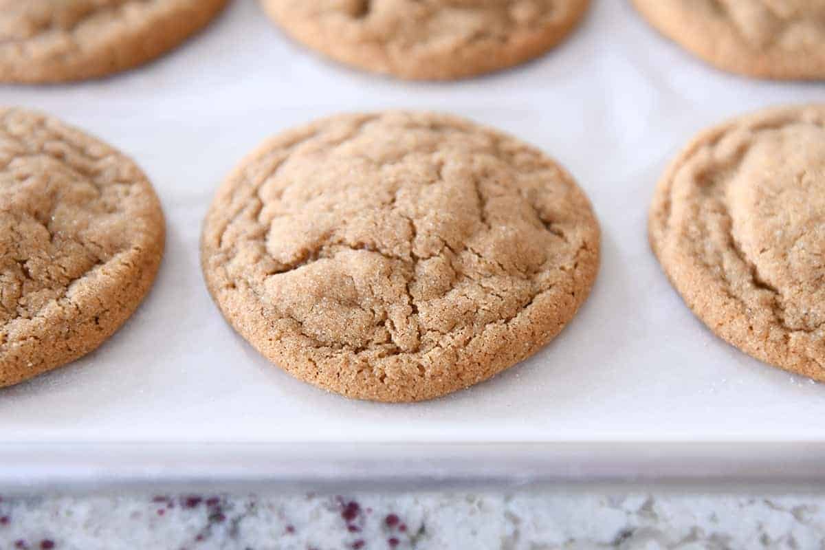Soft and Chewy Ginger Molasses Cookies