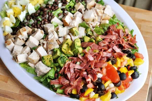 Southwestern Cobb Salad with Green Goddess Dressing