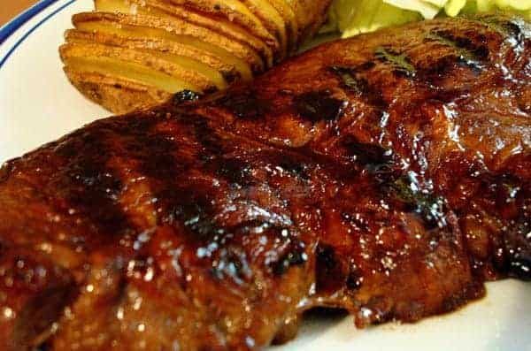 Succulent Steak and Hasselback Potatoes