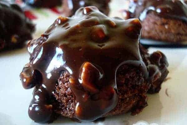 Chocolate Toffee Brownie Bites