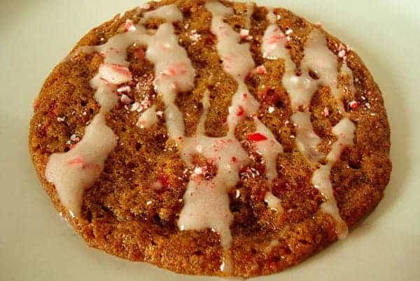 Peppermint Molasses Cookies