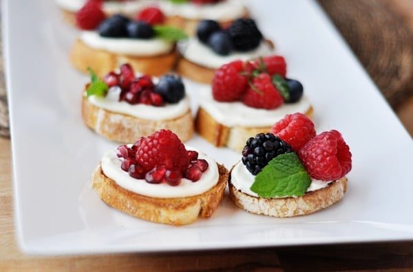 Sweet Berry Bruschetta