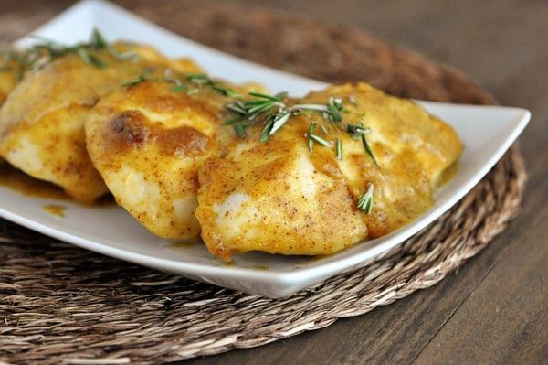 Sweet Mustard Baked Chicken