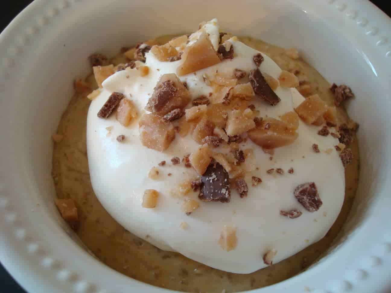 Toffee Butterscotch and Tapioca Pudding