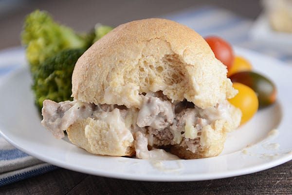 Turkey Swiss Sloppy Joes