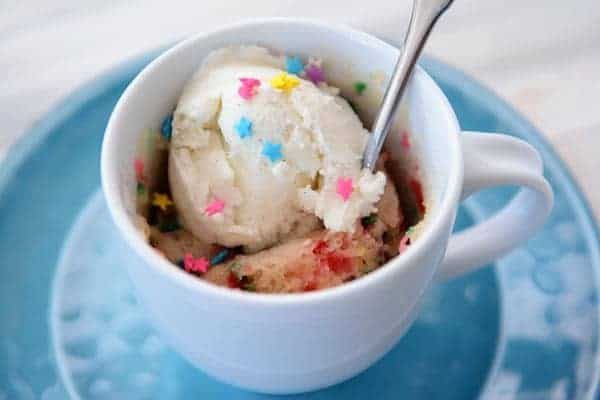 Vanilla Funfetti Mug Cake