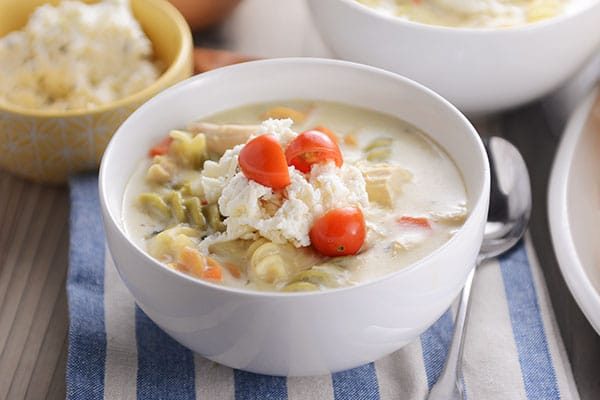 Creamy White Lasagna Soup