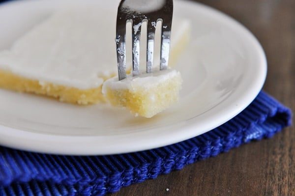 White Texas Sheet Cake