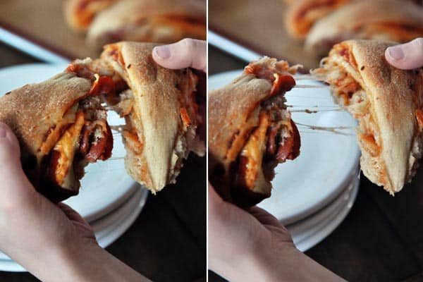 Whole Wheat Pizza Pull Apart Rolls