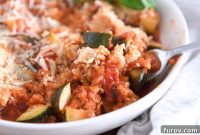 Sizzling Skillet Chicken Zucchini with Italian Cheeses
