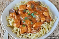 Smoked Paprika Chicken Stroganoff