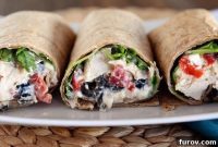 15-Minute Mediterranean Chicken Wraps