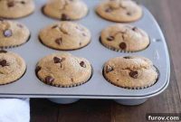Easy Blender Gluten Free Banana Chocolate Chip Muffins