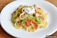 Sizzling Fajita Chicken Fettuccine