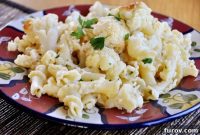 Golden Roasted Cauliflower and Garlic Pasta