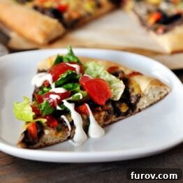 Black Bean Pizza with Whole Wheat Crust