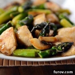 Ginger Chicken and Asparagus Stir-Fry