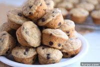 Wholesome Mini Banana Chocolate Chip Muffins