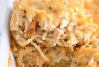 Golden Baked Chicken Spaghetti
